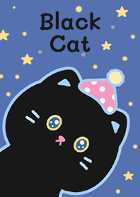 Black Cat In Blue!