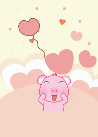 Cute pig theme v.7
