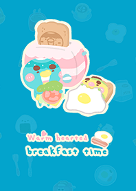 Warm hearted breakfast time
