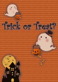 おばけのハロウィン + 黒