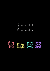 ちいさなパンダ。ネオン風