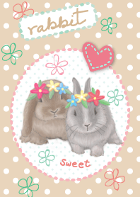 ต่ายหวาน ในโทนน้ำตาล