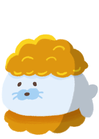 Seal and cream puff theme