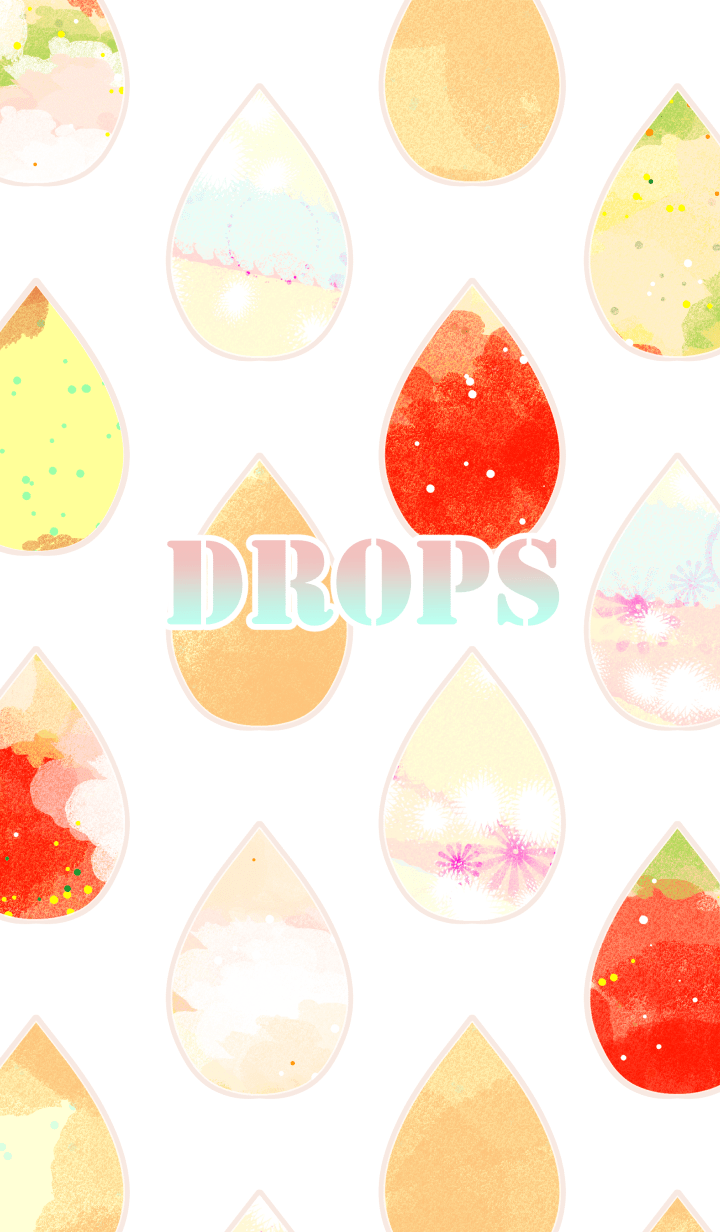 Drop type flake #illustration