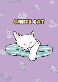 whitecat1 - purple