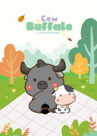 Buffalo&Cow Picnic Day Cutie