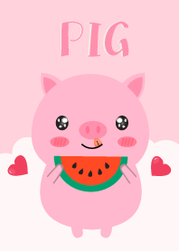 Simple Love Pig Theme
