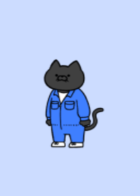 Coveralls black cat 07.