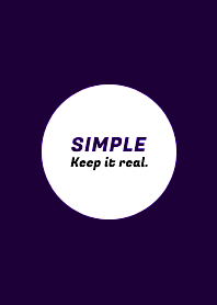 SIMPLE -Keep it real.- THEME 62