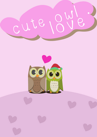 Cute Owl Love .