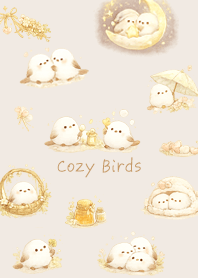 brown,Fluffy shimaenaga (Night Version)