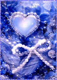 Boost Your Love Luck! Blue Flowers&Heart