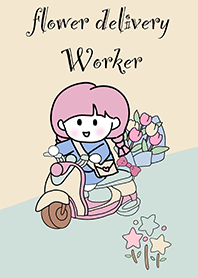 flower delivery worker