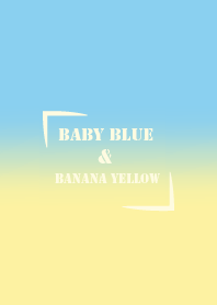 Baby blue & Banana Theme