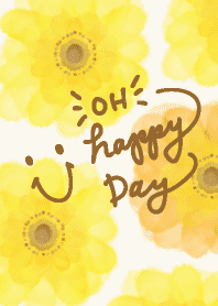 Watercolor yellow flora * smile9