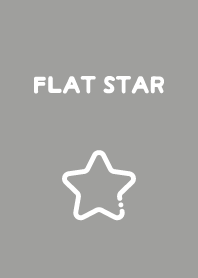FLAT STAR / Ash Grey
