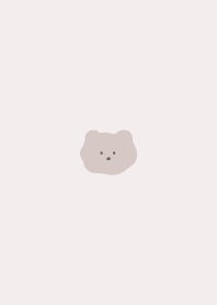 simple&cute bear - pink color