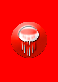 Mysterious red jellyfish