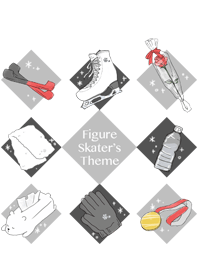 Figure Skater's Theme (Black&White)