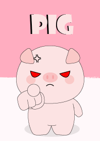 I Love Cute Pink Pig