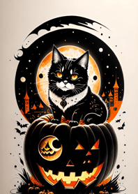 halloween cat eFcd14