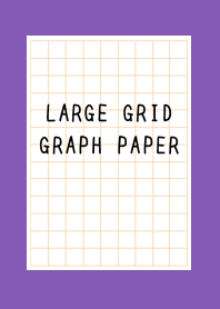 LARGE ORANGE GRID GRAPH PAPER-PURPLE-YEj