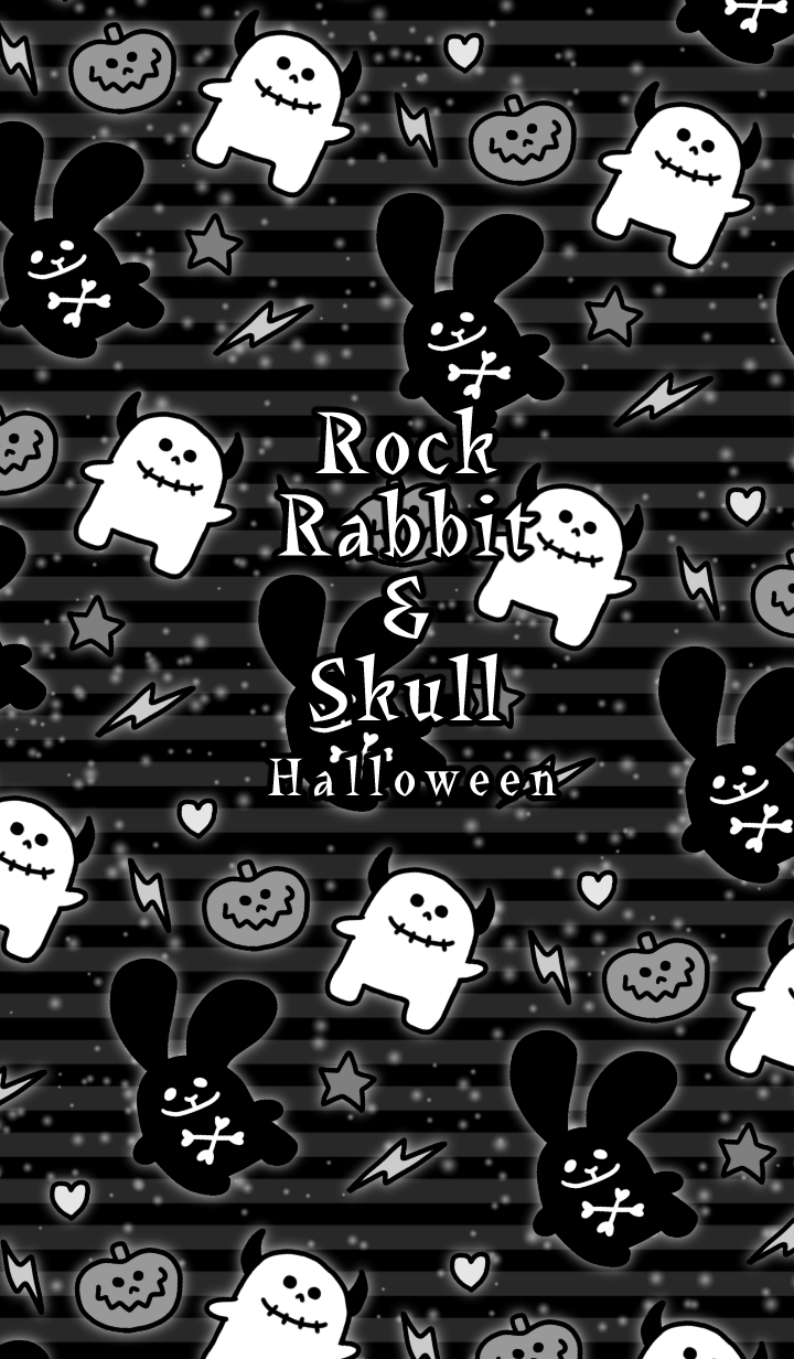 Rock rabbit and skull/Halloween2019