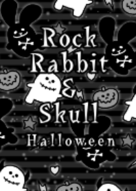 Rock rabbit and skull/Halloween2019