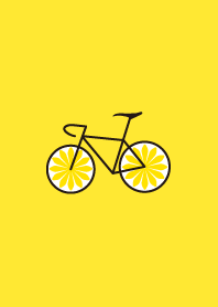 Yellow bicycle theme(Lemon)