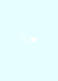 mini ♥ heart 04 - スカイブルー (a)
