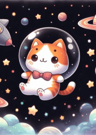 Cute cat galaxy no.34