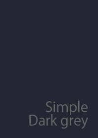 Simple Dark grey