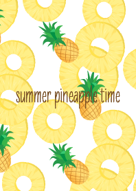 summer pineapple time white J #fresh