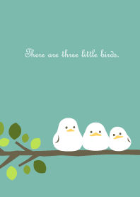 Three Little Birds - Dusty Green