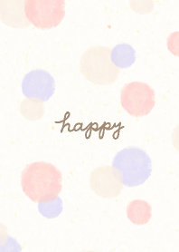 Watercolor dot Pink Purple12 from Japan