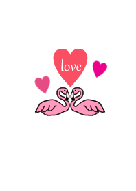 恋愛運上昇＆お守り＋フラミンゴ♡