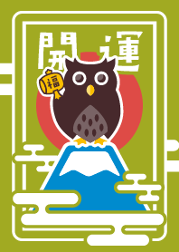 Blakiston's fish owl on Mt.Fuji/Green