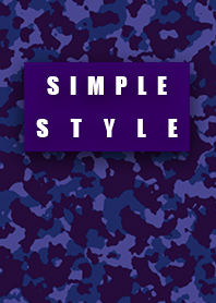 Simple style purple camouflage pattern