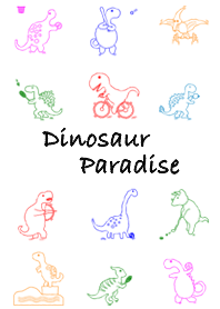 Dinosaur Paradise 16 White(Sport Theme)
