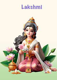 Lakshmi receives wealth, finances, love.