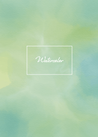 Simple Watercolor Theme Green Yellow