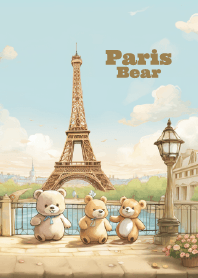 cute bear in Paris