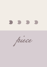 Purple beige.Moon