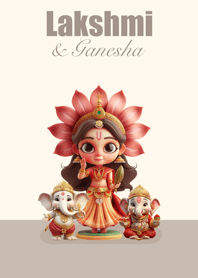 Lakshmi & Ganesha : Lucky Wealthy