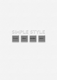 simple style(ホワイト）