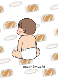 赤ちゃんとちぎりパン