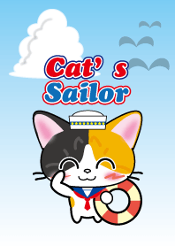 Cat's sailor Theme calico cat ver. #pop