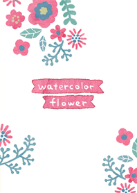 watercolor flower Theme