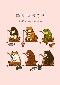 Let's go fishing(Sakura pink)