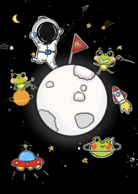 探險太空人與青蛙
